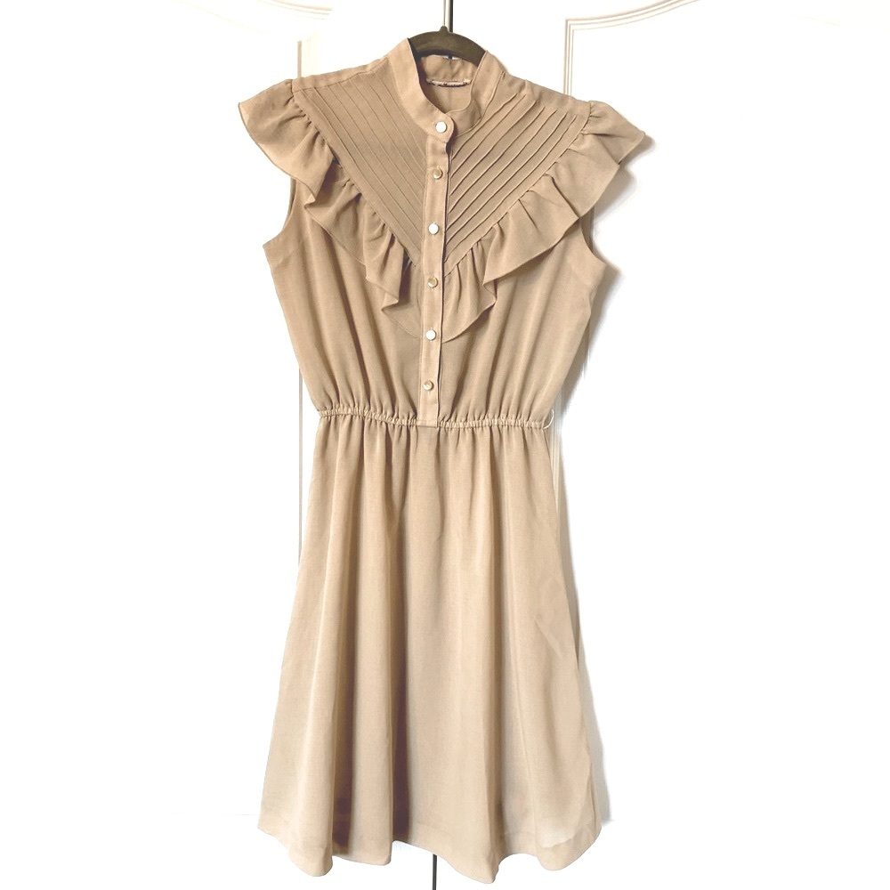 Vintage frill top dress
